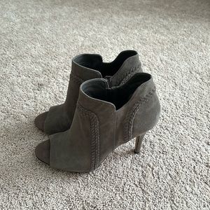Vince camuto open toe booties